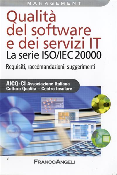 Qualità del software  e dei servizi IT.