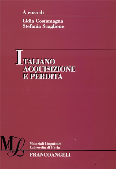 Italiano acquisizione e perdita