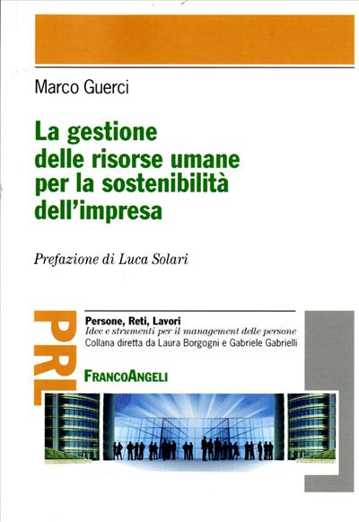 La gestione delle risorse umane per la sostenibilità dell'impresa