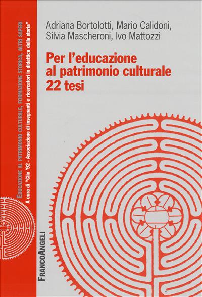 Per l'educazione al patrimonio culturale