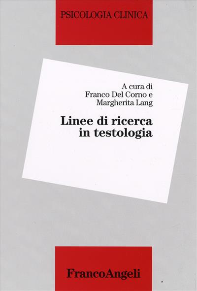 Linee di ricerca in testologia