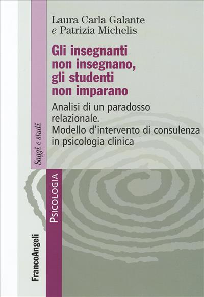 Gli insegnanti non insegnano gli studenti non imparano