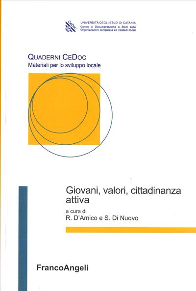 Giovani, valori, cittadinanza attiva