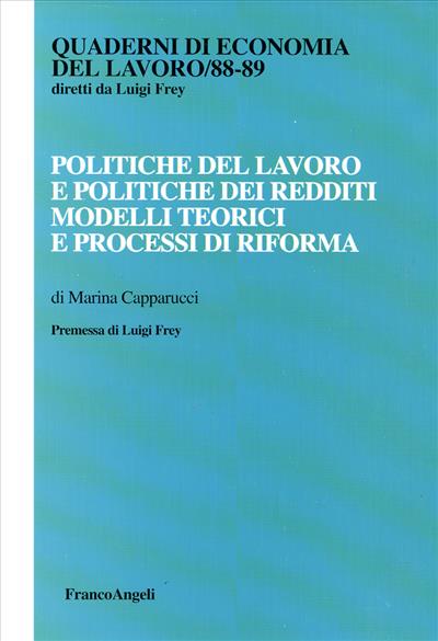 Politiche del lavoro e politiche dei redditi