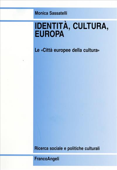 Identità, cultura, Europa