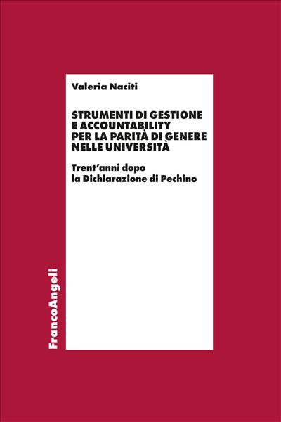 Strumenti di gestione e accountability per la parità di genere nelle università