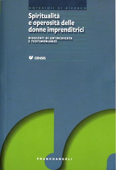 Spiritualità e operosità delle donne imprenditrici.