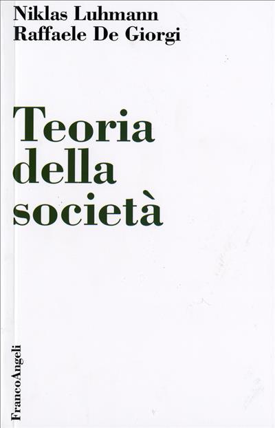 Teoria della società