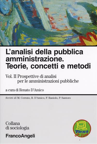 L'analisi della pubblica amministrazione