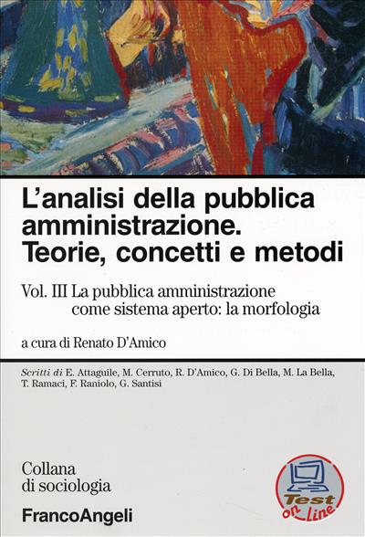 L'analisi della pubblica amministrazione