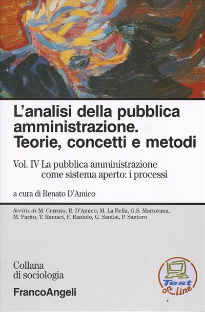 L'analisi della pubblica amministrazione.