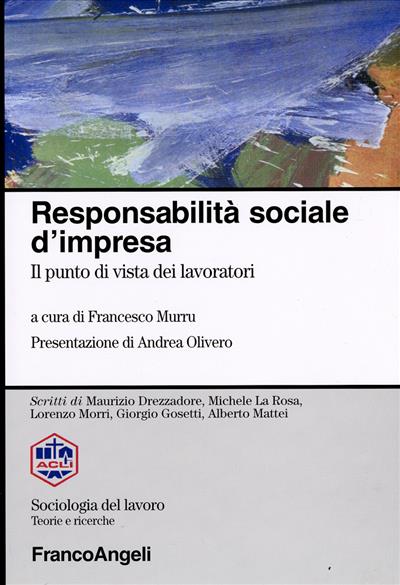 Responsabilità sociale d'impresa.