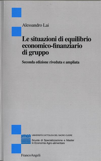 Le situazioni di equilibrio economico-finanziario di gruppo