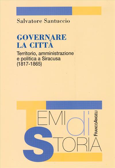 Governare la città.