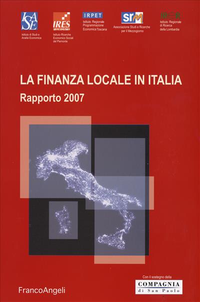 La  finanza locale in Italia.