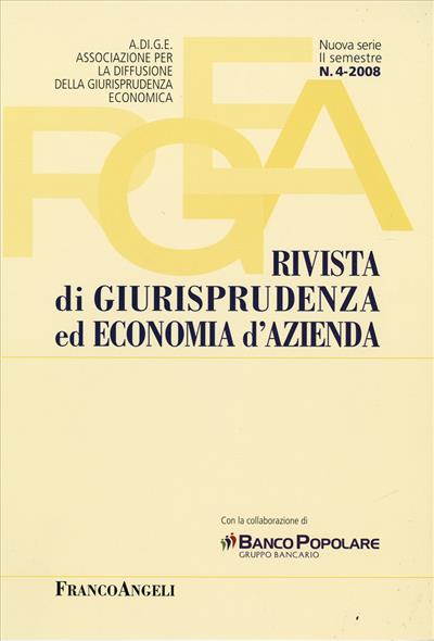 Rivista di Giurisprudenza ed Economia d'Azienda