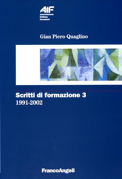 Scritti di formazione 3