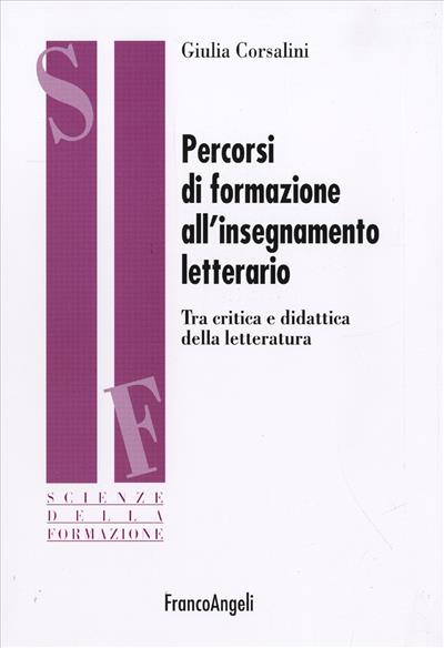 Percorsi di formazione all'insegnamento letterario