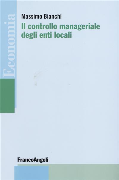 Il controllo manageriale degli enti locali