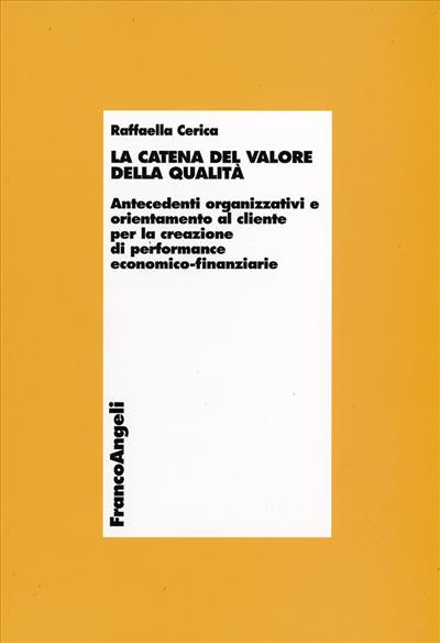 La catena del valore della qualità