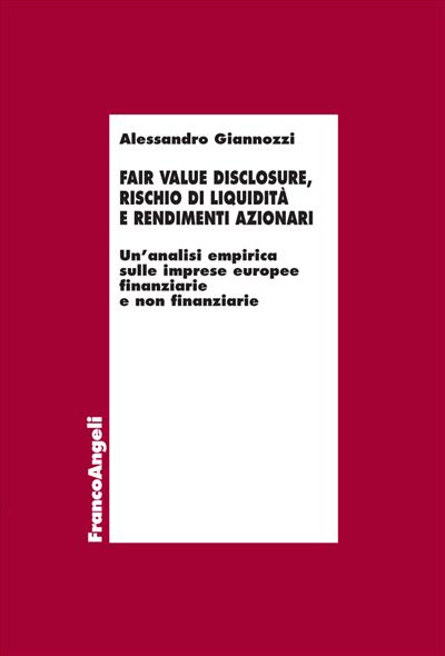 Fair value disclosure, rischio di liquidità e rendimenti azionari.