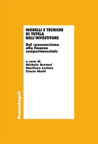 Modelli e tecniche di tutela dell'investitore.