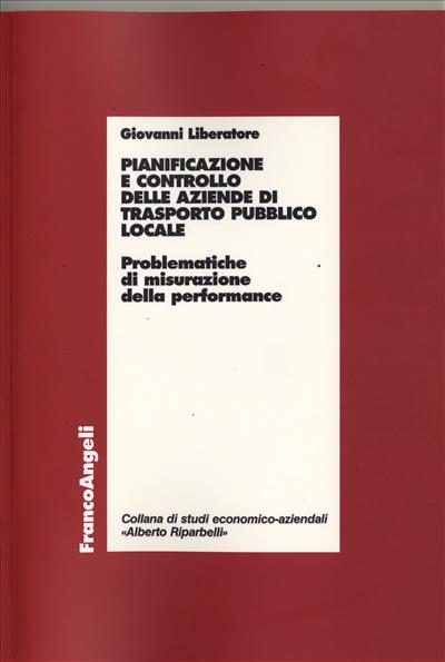 Pianificazione e controllo delle aziende di trasporto pubblico locale.