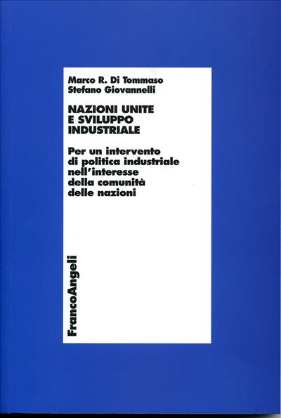 Nazioni Unite e sviluppo industriale.