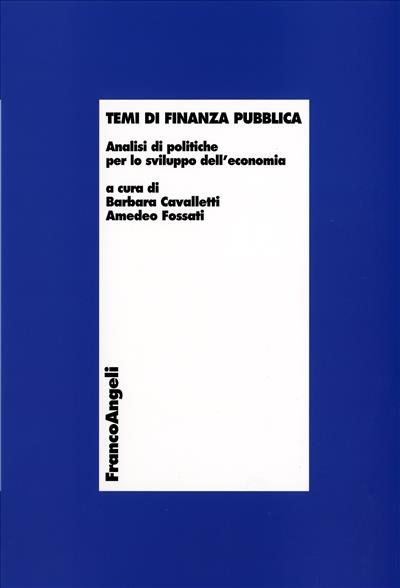 Temi di finanza pubblica.