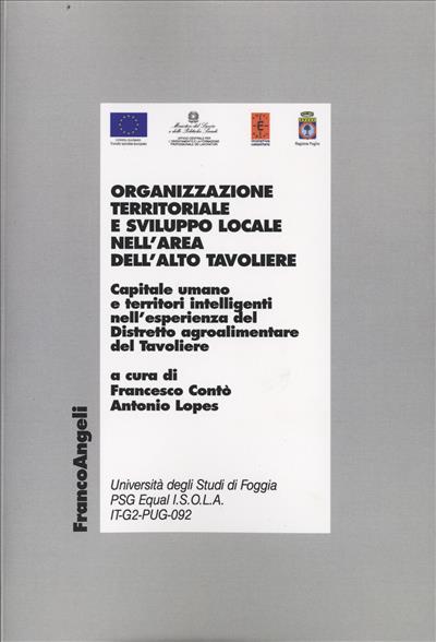 Organizzazione territoriale e sviluppo locale nell'area dell'Alto Tavoliere.