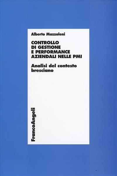 Controllo di gestione e performance aziendali nelle PMI.