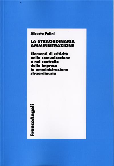 La straordinaria amministrazione.