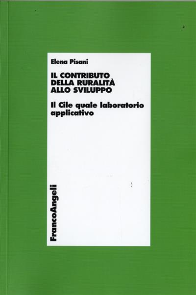 Il contributo della ruralità allo sviluppo.