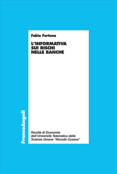 L'informativa sui rischi nelle banche