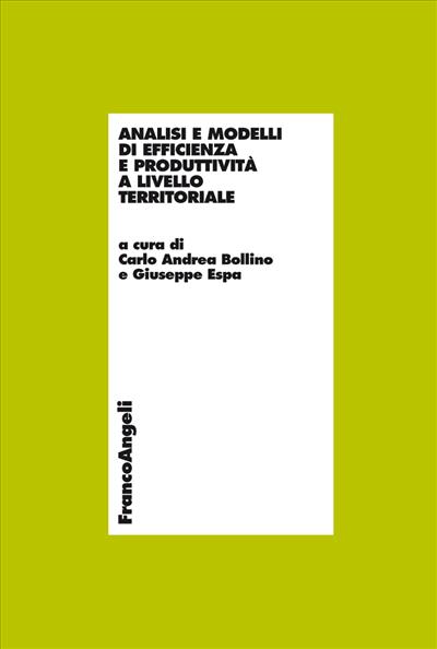 Analisi e modelli di efficienza e produttività a livello territoriale