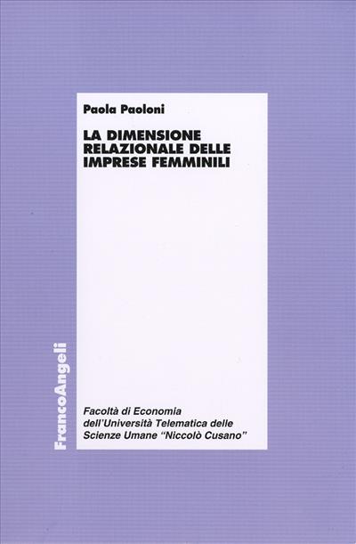 La dimensione relazionale delle imprese femminili