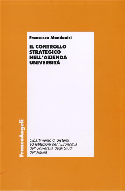 Il controllo strategico nell'azienda università