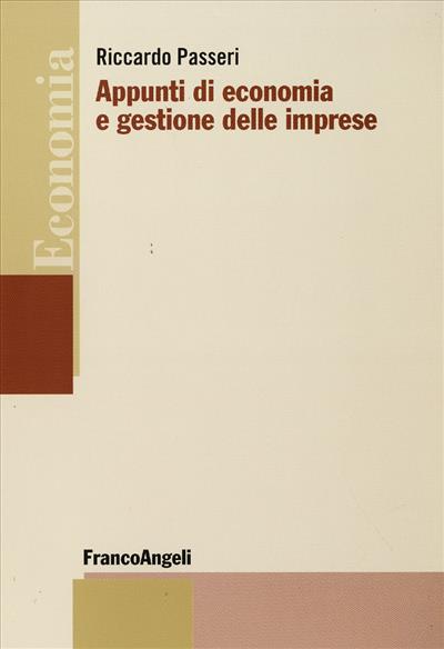 Appunti di economia e gestione delle imprese