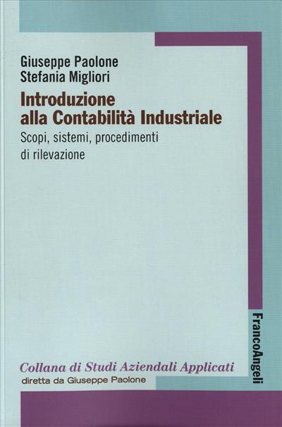 Introduzione alla Contabilità industriale.