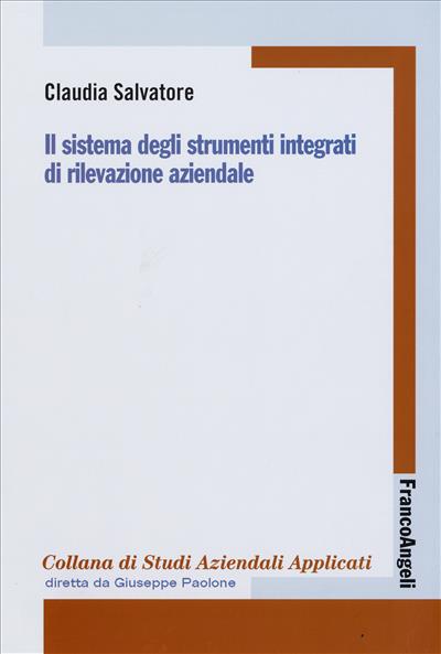 Il sistema degli strumenti integrati di rilevazione aziendale