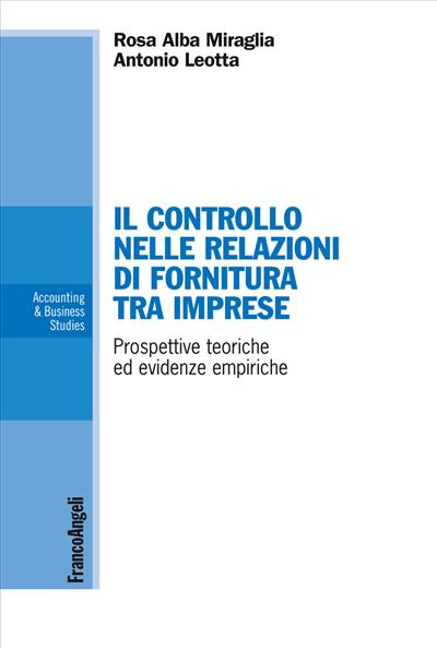 Il controllo nelle relazioni di fornitura tra imprese.