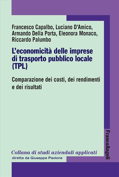 L'economicità delle imprese di trasporto pubblico locale (TPL).