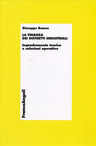 La finanza dei distretti industriali