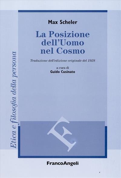 La posizione dell'uomo nel cosmo