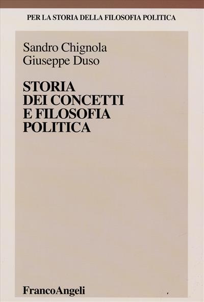 Storia dei concetti e filosofia politica