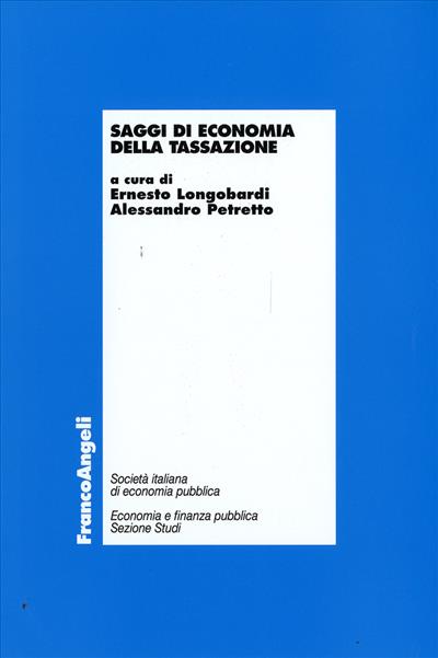 Saggi di Economia della tassazione