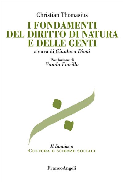 I fondamenti del diritto di natura e delle genti