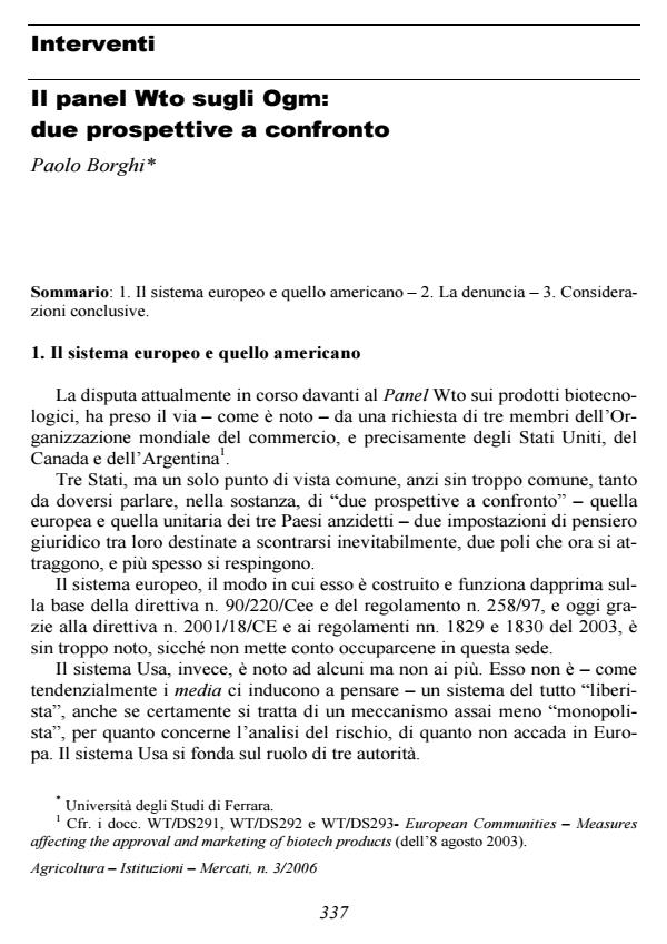 Anteprima articolo