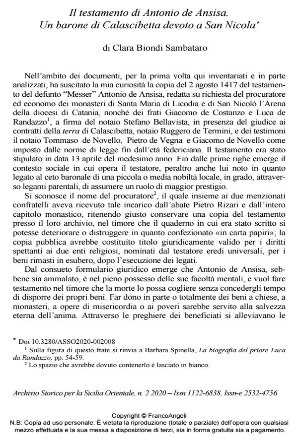 Anteprima articolo