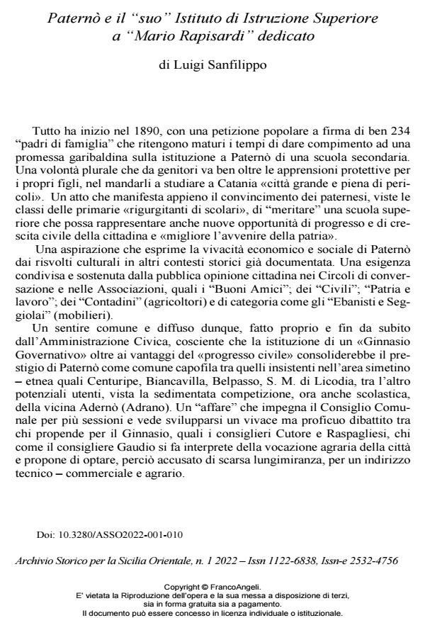 Anteprima articolo